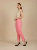Sufiana Baby Pink Formal Cotton Trouser for Women - Sufiana