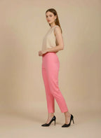 Sufiana Baby Pink Formal Cotton Trouser for Women - Sufiana