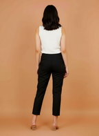 Sufiana Elegant Formal Black Trouser for Women | Stylish Office & Casual Wear Pants