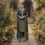 Luxury Ethnic Wear Premium Designer Kurti Set for Women - Sufiana