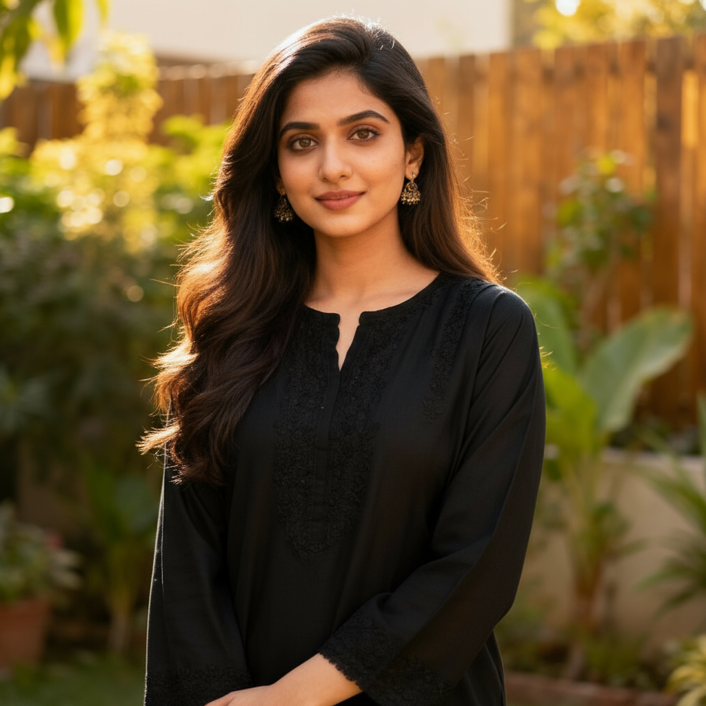Women's Embroidered Black Rayon Shalwar Kameez - Sufiana