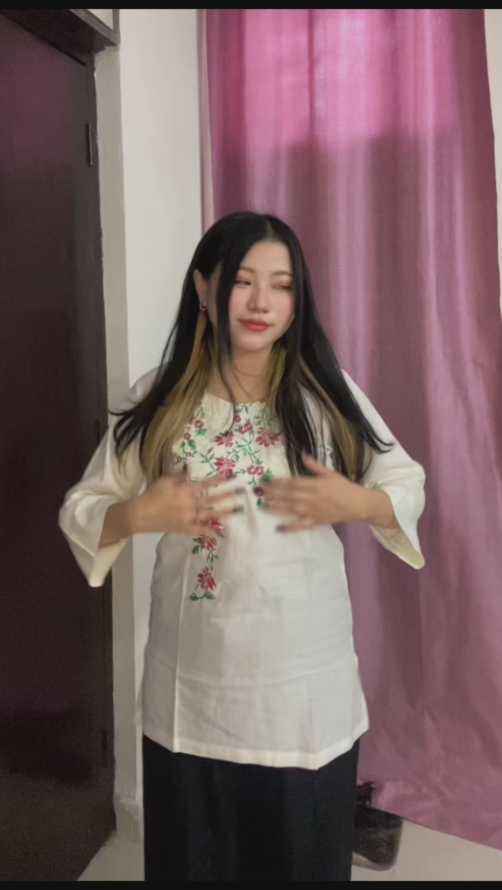 Sufiana White Short Kurti for Women - Stylish Off White Tunic for Effortless Elegance