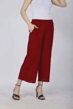 Maroon Palazzo For Women