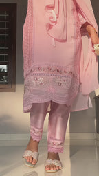 Sufiana Signature 3 Piece Suit for Women in Premium Georgette & Silk